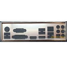 For ASRock A75 PRO4-M Shield I/O IO Rear Baffle Backplate Motherboard