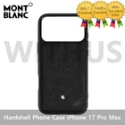 Montblanc Sartorial Leather Hardshell Phone Case for iPhone 17 Pro Max MB220602*