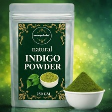 Indigo Powder Indigoferra Tinctoria Black Henna Hair Dye Color 100 NATURAL