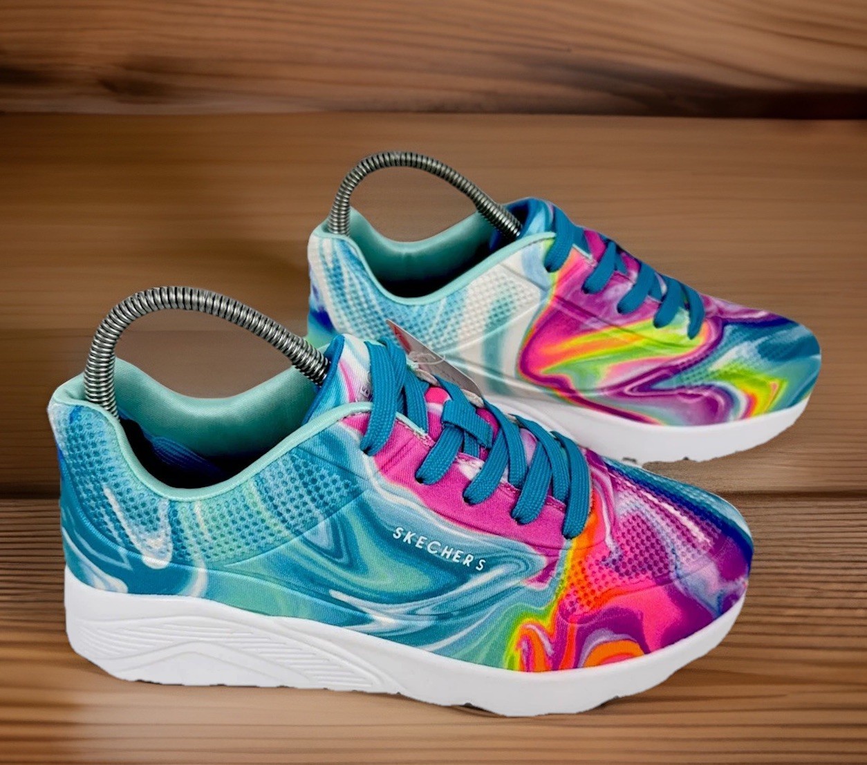 Girls Sz 5 Pink Blue Kids Uno Lite
