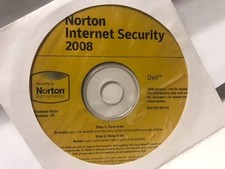 Norton 2008 Internet Security w/Keys Dell US-0U878C-53590-88Q-F6HP A00 SEALED