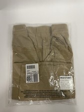 Lands End Girls School Uniform Pleated Knit Skort Khaki Elastic Waist Size 8 C28