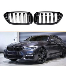 Qitian ABS Gloss Black Front Kidney Grille Grill For BMW 5 Series G30 G31 F90...