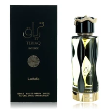 Teriaq Intense by Lattafa, 3.4 oz EDP Spray for Unisex