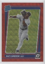 2021 Panini Donruss Optic Rated Rookie Red Wave Prizm Daz Cameron #85 2l4