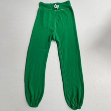 Vintage 60s Hanes HaneSport Sweatpants Joggers Mens XL Blank Gusseted Green USA