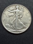1944 Philadelphia Mint Silver Liberty Walking Half Dollar EF lot # 2263 — photo 1