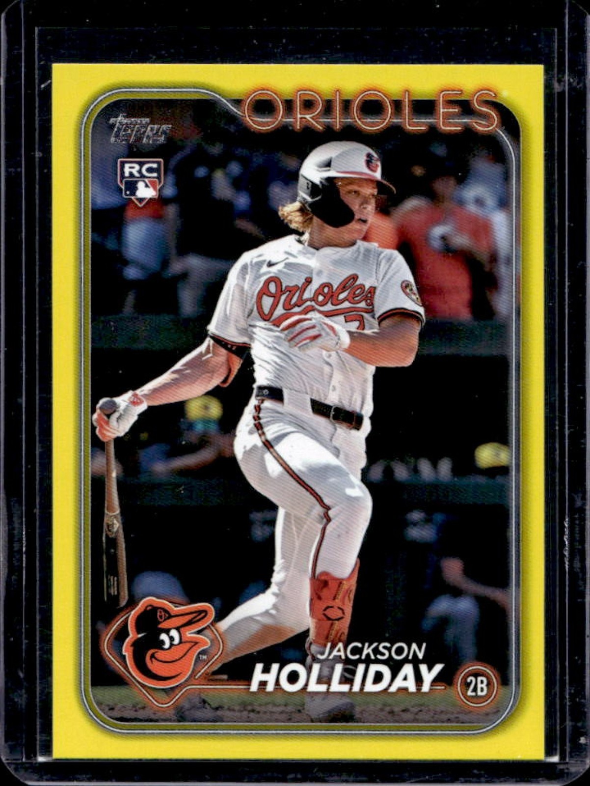 2024 Topps Update Jackson Holliday RC Yellow Rookie #US50 Orioles