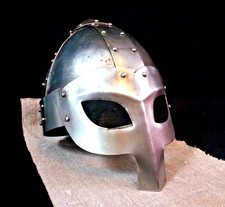 Viking Helmet Steel Medieval Norse Helmet for Reenactment LARP SCA