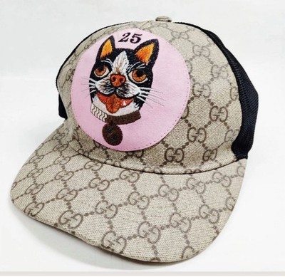 GUCCI GG Supreme Monogram Bosco Print Baseball Hat size 58cm | eBay