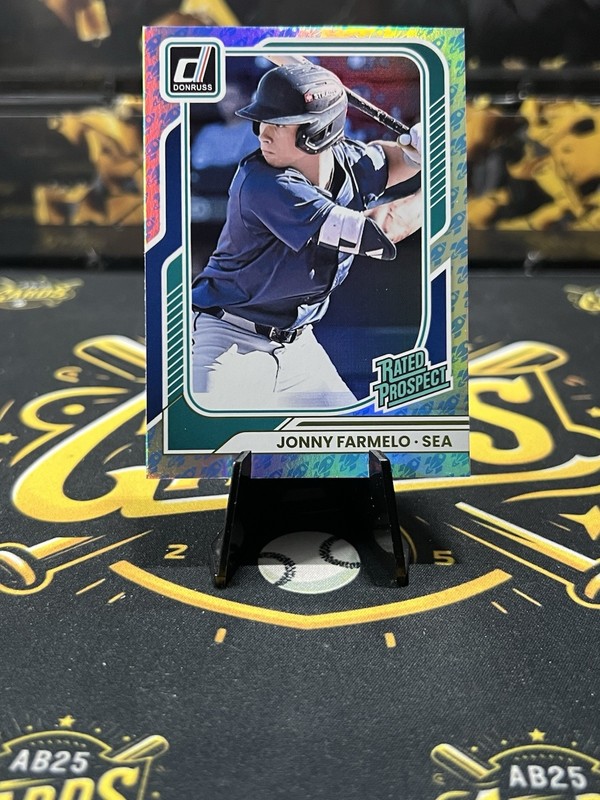 2026 Panini Donruss Rated Prospects Jonny Farmelo Liberty Foil Seattle Mariners
