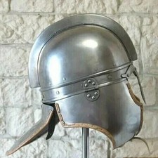 Greek Helmet Medieval Corinthian Armor Helmet Costume Knight Helmet With plume