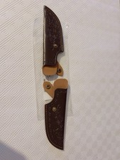 Pair of Two Rose-Patterned Knife Sheaths Robust and Long-Lasting Quality