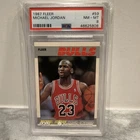MICHAEL JORDAN 1987 FLEER #59 2nd Yr card! PSA 8