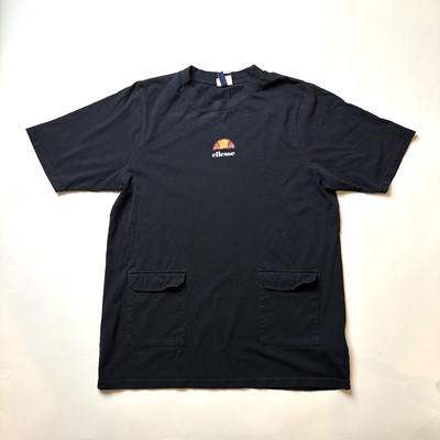 Ellesse Shirt Mens Medium Pocket Utility Workwear Casual Tee