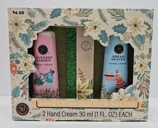 Hand Cream Duo Gift Set 2 30ml Nail File Vegan Moisturizer