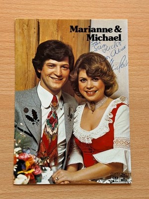Marianne & Michael - Autograph Card Original Signed - #52857