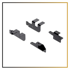 Fifth Wheel Hitch Mounting System Custom Bracket Outboard Black Fifth Wheel Hitch Mounting System Custom Bracket Outboard Black
