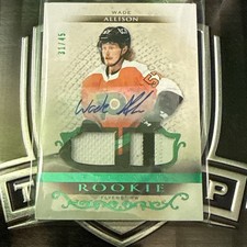 2021-22 Upper Deck Artifacts - Emerald Auto Patch RC Wade Allison 31/45