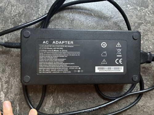 AC/DC Adapter 19.5V Universal Power Supply Black 3-Contact AC US to 2.5mm Jack