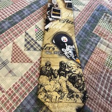 NFL Football Men  s Necktie Piitsburgh Steelers Vintage Look 58  x 3.875  