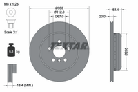 Bremsscheibe Hinterachse Rechts FüR BMW 2 Coupe 3 Touring 4 Gran Cabriolet 5 6