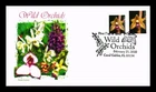 DR JIM STAMPS US COVER WILD ORCHIDS FIRST DAY ISSUE COMBO PANDA CACHET
