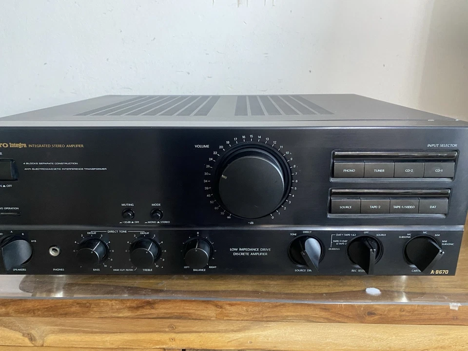 Onkyo Integra A-8670 Integrated Stereo Verstärker HiFi Amplifier - Bild 4 von 4