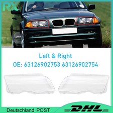 Streuscheibe Kappen Scheinwerferglas Gehäuse für BMW 3er E46 4 Tür 98-01 VFL