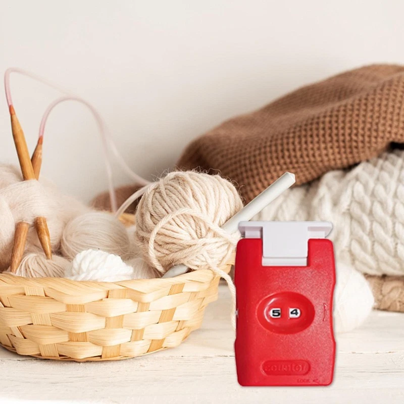 Contador manual tejer puntada tejer ganchillo fila contador Foto 3 de 4