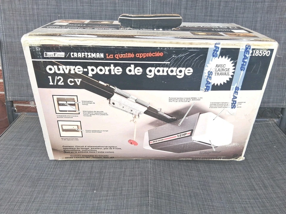 Vintage Sears Best Craftsman 1/2 HP Garage Door Opener 139.18590 New Open Box - Image 2 of 4