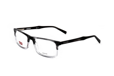 Levi's Men's 55 mm Grey Horn Opticals LV5020-02W8-19