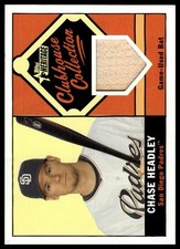 2010 Topps Heritage #CCR-CHE Chase Headley Clubhouse Collection Relics