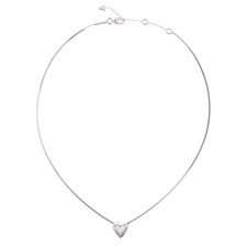 Image of Guess Necklace UBN06016RH Heart Crystal Pendant and Chain RRP £55.00