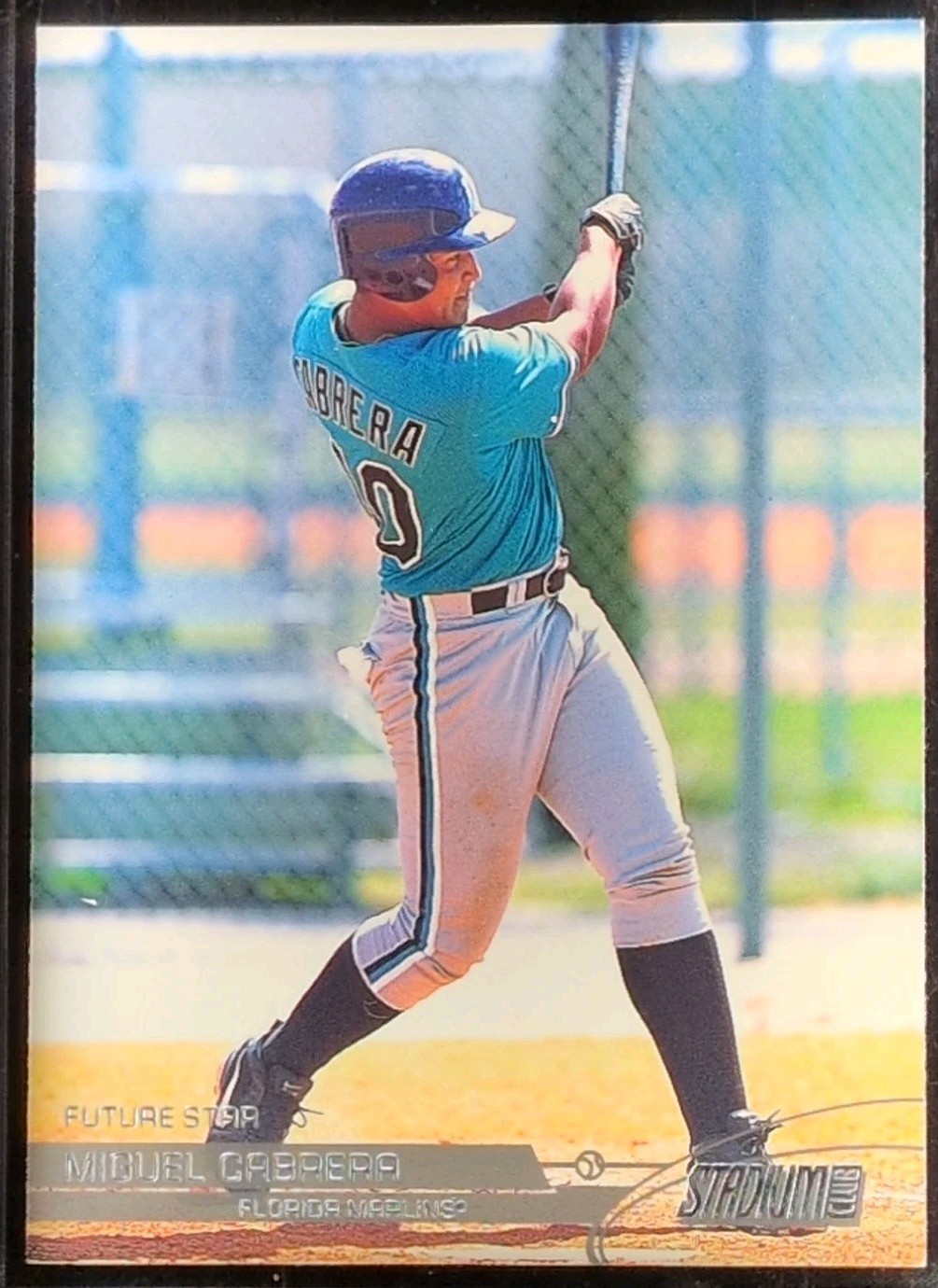 2003 Topps Stadium Club - Future Star Miguel Cabrera #111 Swinging