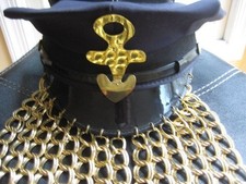Prince Chain Hat Black with Gold Chains 1993 Paisley Park