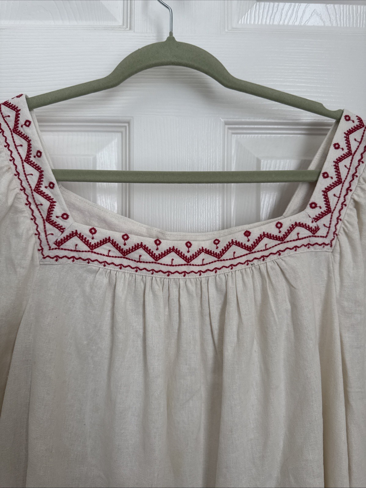 Universal Thread Pullover BOHO Linen Blend Embroi… - image 3