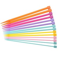 14 StüCk Stricknadeln 4 Mm 10 Mm Einspitzige Stricknadeln Kunststoff