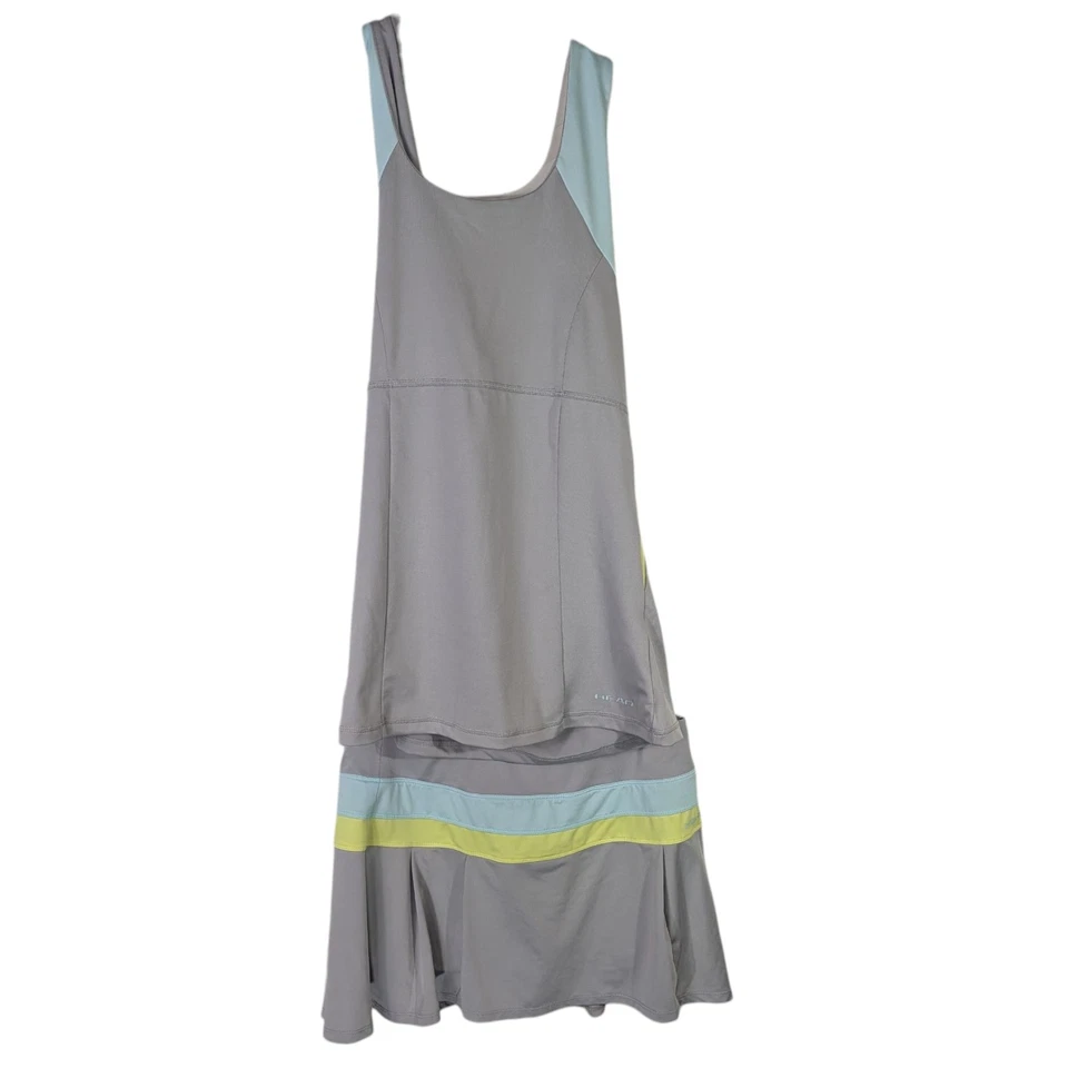 Head Tennis Outfit Womens Skort and Tank Top Light Gray Matching Pickleball - Image 2 of 4