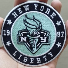 New York Liberty WNBA Team Logo Iron On Patch - Sew Patch - Embroidered Patch