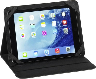 VIVANCO Hochwertige Universal Tablet Schutzhülle, kompatibel mit 10 Zoll, Canvas