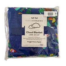 NEW Little Sleepies Jungle Treetop Tails Bamboo Cloud Blanket 50x50