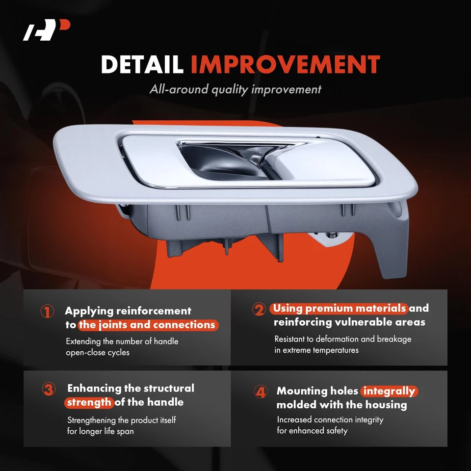 Maçaneta interna traseira direita A-Premium para Ford Explorer Police Interceptor Utility - Imagem 4 de 4