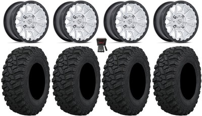 Fuel Piston 15'' Wheels Mh +10mm 30'' Attack 2.0 Tires Yamaha Viking Wolverine