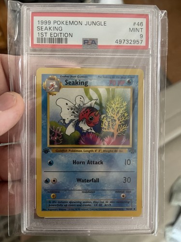 Seaking (1st Edition) graded PSA 9 for sale on eBay