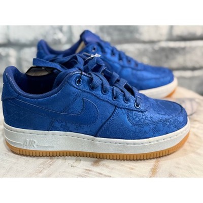 Nike Air Force 1 Low Clot Blue Silk Size 4 | eBay