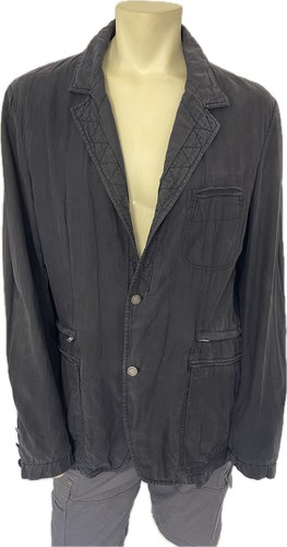 Roberto Cavalli, Vintage Class Roberto Cavalli Men’s Jacket IT 56 Cotton Silk Black $960