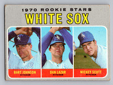 1970 TOPPS #669 BART JOHNSON/DAN LAZAR/MICKEY SCOTT CHICAGO WHITE SOX
