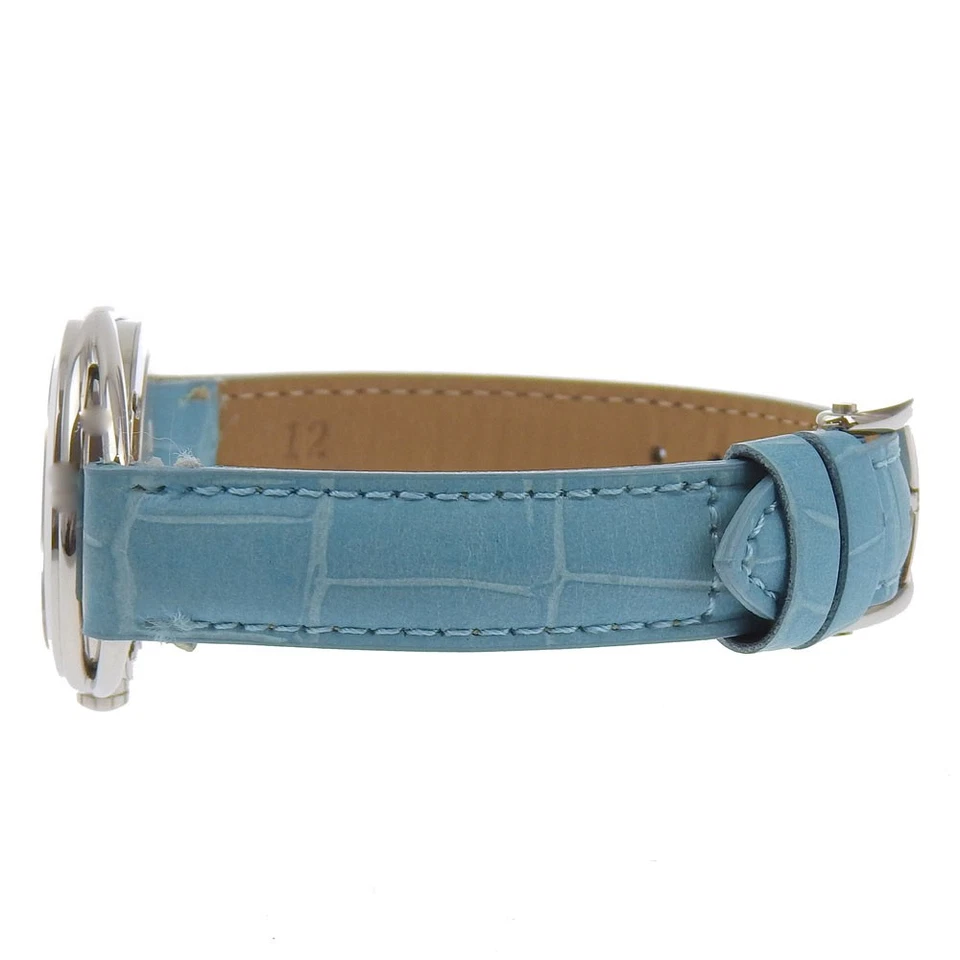 Relojes Chaumet Lian W23210-01A esfera blanca acero inoxidable/cuero cuarzo A... Foto 4 de 4