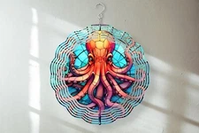 Octopus Wind Spinner, 3 Size Choices